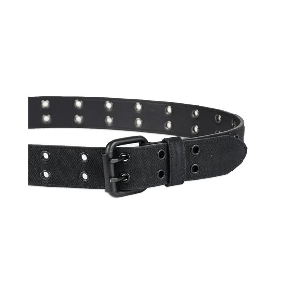 NWT DICKIES Genuine Mens Casual Black Grommet Fully Adjustable Belt Double Prong - Picture 4 of 5
